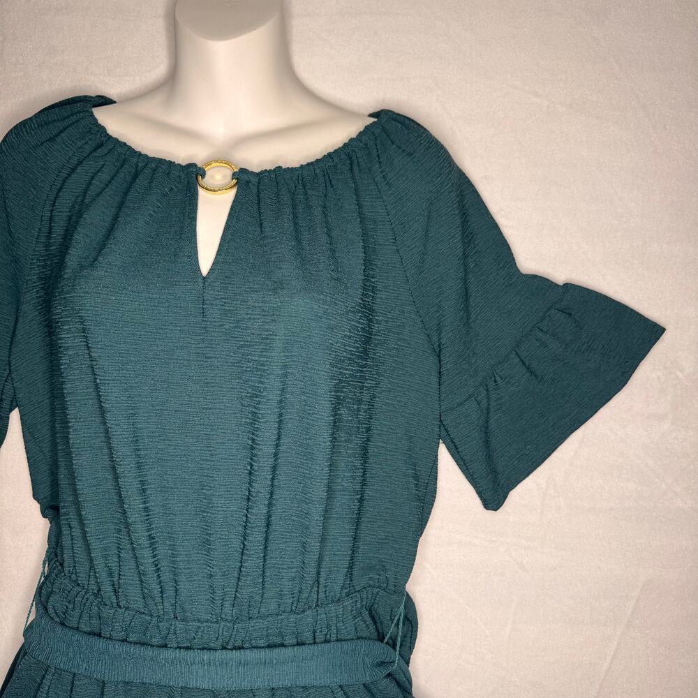 Green Michael Kors Blouson Petite L Dress - Picture 7 of 7